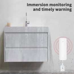 Tuya ZigBee/WiFi Water Sensor Water Leakage Sensor Flood Leak Alarm Works With Zigbee Hub Smart Home Overflow Security System