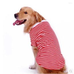 Dog Apparel Summer Big Clothing T-shirt Large Clothes Pajamas Shirt Samoyed Husky Border Collie Golden Retriever Costume Pet Outfit