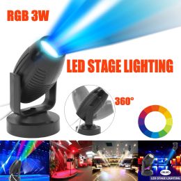 LED Stage Lights RGB Sound Activated Rotating Disco DJ Party Magic Ball Strobe Mini Laser Projector Lamp KTV Atmosphere Light
