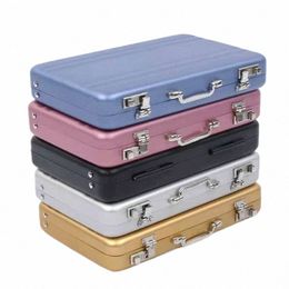 aluminum Storage Box Busin ID Credit Card Holder Mini Suitcase Bank Card Box Holder 2023 New Jewelry Case Rectangle Organizer s5dq#