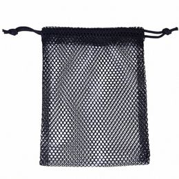 mesh Sports Equipment Bag Lightweight Small Gym Bag Portable Drawstring Storage Bag Pouch for Exercise Bands Resistance Bands m3It#