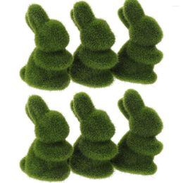 Decorative Figurines Easter Turf Grass Green Crafts Adornment Decor Adorable Ornament Funny Figurine Imitated Animal Artificial