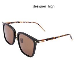 TF Luxury Toms Fords Sunglasses Designer Letter Womens Mens Goggle Eyewear 's 949 Fashion Out Sunscreen Full Frame Glasses Plate Metal Tan F12U