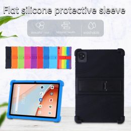 For Blackview Tab 80 Case 10.1" Tablet Silicone Case Cover with bladder Tab 70 WiFi Tri-Folded Stand Funda tablet
