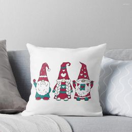 Pillow A Trio Of Christmas Gnomes Throw Covers For S Decorative Sofa