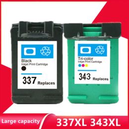 Compatible for HP 343 337 Ink Cartridge for HP337 343 for HP Photosmart 2575 8050 C4180 D5160 Deskjet 6940 D4160