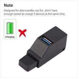 USB 3.0 HUB Adapter Extender Mini Splitter Box 1 to 3 Ports High Speed USB 2.0 Hub For PC Laptop U Disc Card Reader Accessories