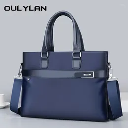 Backpack 2024 Men Briefcase Bag High Quality Business PU Leather Shoulder Messenger Bags Office Handbag 15 Inch Laptop