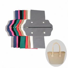 2023 New Canvas Fabric Obag Organiser Inner pocket Lining Insert for Standard classic Mini O Bag liner Women's Handbag Accory B03l#