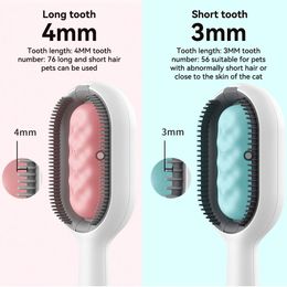 Cats Hair Brushes Grooming Massage Comb Pet Double Sided Hair Remover Brush Dog And Cat Home Accessory Kitten Self-Cleaning Pets