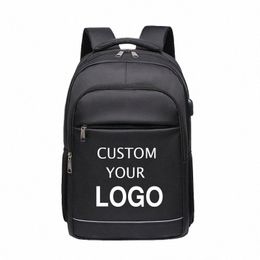 men Backpack Weekend Work Travel Back Pack Male Waterproof Laptop Busin Backpacking school bag gift custom bag Print logo LW 35O0#