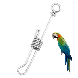 Other Bird Supplies Stainless Steel Parrot Foot Chain Training Ring For Household Cockatiel Budgerigar Pet Store