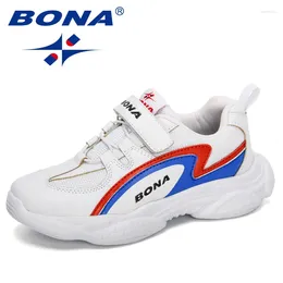 Casual Shoes BONA 2024 Designers Trendy Children Outdoor Sneakers Running Kids Trainers Sports Footwear Students Comfortable