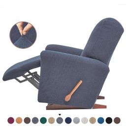 Chair Covers All-inclusive Elastic Recliner Sofa Cover Solid Color Polar Fleece Cushion Four-Season Universal