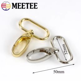 10/30Pcs 32mm Metal Leather Buckles for Bag Strap Lobster Clasp Dog Collar Webbing Swivel Trigger Clip Snap Hook DIY Accessories