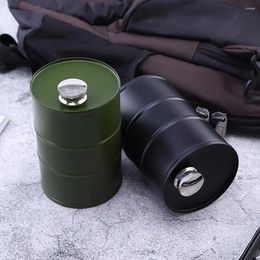 Hip Flasks 750 Ml Oil Wine Barrel Leak-proof Storage Food Grade Drum Whisky Flagon Jug Camping Liquor Flask