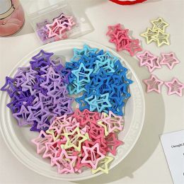 10pcs/set Colorful Star BB Hair Clips Y2K Women Grils Cute Metal Star Hairpin Side Barrettes Hair Grip Headwear Hair Accessories