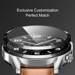 Soft Fibre Glass Protective Film For Honor Watch Magic 2 42 46mm Smartwatch Screen Protector For Huawei Watch GT 3 Pro 2E 42 46