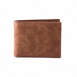 mens Short Wallet Fi Light Face Soft Leather Mens Horiztal Multifunctial Wallet S6uu#