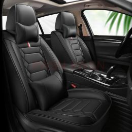 Universal Style Artificial Leather Car Seat Cover for MG ZS HS Volvo V50 Chevrolet Cruze Onix Ford Fiesta Interior Accessories
