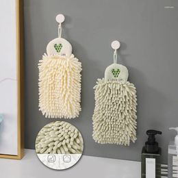 Towel Chenille Soft Hand Towels Home Super Absorbent Eco-Friendly Wipe Cloth With Hanging Loops Kitchen Bathroom Accessories