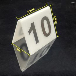 Frames Signs Table Number Restaurant Bar 1 - 10 Numbering Easy To Clean Lightweight For Fast Service In Restauran