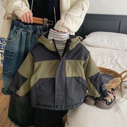 Jackets Winter Jacket Boys Clothes Warm Cotton Clothing Padding Outerwear Children Coat Parkas For Boy's