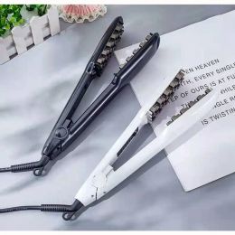 Irons Mini 3D Electric Grid Splint Crimping Hair Curler Ceramic Negative Ion Curling Irons Corn Perm Fluffy Hair Styling Tools