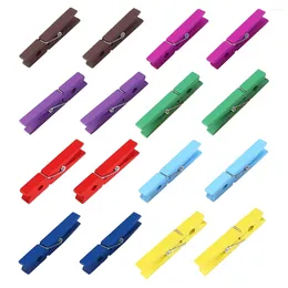 Frames Washing Clips Peg Tweezers For Resistant Plastic Clothes Picture Wooden Pegs Mini