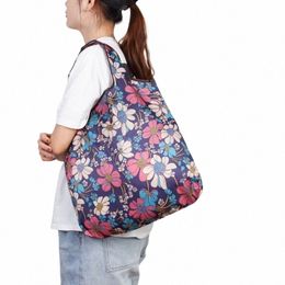 eco Friendly Nyl Shop Tote Bags Reusable Wable Foldable Grocery Pouch Bag Lightweight Heavy Duty Shopper Handbag z8Oe#