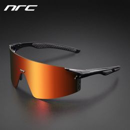 NRC 3 Lens UV400 Cycling Sunglasses TR90 Sports Bicycle Glasses MTB Mountain Bike Fishing Hiking Riding Eyewear for men women 240314