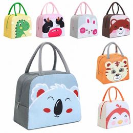 portable Insulated Thermal Lunch Bag Cute Carto Picnic Food Storage Lunch Box Cooler Bags Tote for Women Girl Kids Children t5xW#