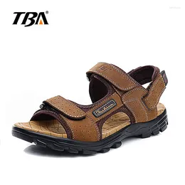 Walking Shoes 2024 TBA Men's Breathable Sandals Outdoor Comfortable Beach Leather Anti-skid Masculino Fishing ShoesTBA6869