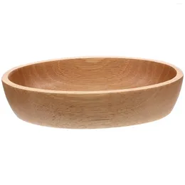 Dinnerware Sets Wedding Boat Shaped Wooden Fruit Plate Child Table Decor Serving Bowl Tray