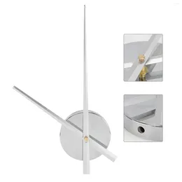 Wall Clocks DIY Clock Movement Mechanism 3D Hands Needles Metal Accessories Repair Parts Replacement Silver