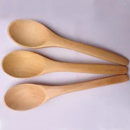 Spoons Stirrer Natural Tableware Coffee Teaspoon Catering Tool Chinese Utensil Kitchen Spoon Soup Wooden
