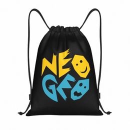 neogeo Arcade Drawstring Bags Men Women Portable Sports Gym Sackpack Shop Storage Backpacks 32CW#