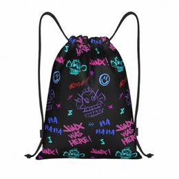 league Battle Game Legends Arcane Drawstring Backpack Sports Gym Bag for Women Men Jinx Mkey Graffiti Shop Sackpack 51bj#