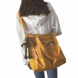 waterproof Oxford Large Capacity Canvas Girl Shoulder Hand Bucket Bag Basket Female Crossbody Bags For Women Casual Tote Purses W6zP#