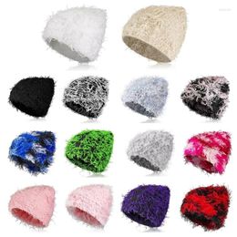 Berets Slouchy Winter Warm Skull Hat Knitted Beanie Y2k Hip Hop Accessories Unisex Ski Cycling Outdoor