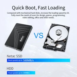 Netac SSD Hard Disc 256gb 512gb 1tb 2tb SATA SSD Internal Solid State Drive 120gb 128gb 240gb 480gb 960gb SATA3 for PC Desktop