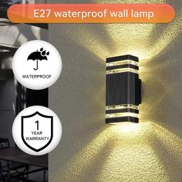 Decor Wall Light E27 Bulb socket LED Sconce Outdoor Waterproof External Stairs Lights Entrance Fixture Home Decorative Lamp Wall
