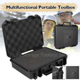 Tool Box 9 Types ABS Hard Case Waterproof Hard Carry Case Bag Safety Equipment Tool Case High impact Plastic Case Toolbox Foam