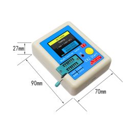 LCR-T7 Transistor Meter Capacitance Resistance Tester Full Color Transistor Meter for Diode Triode Capacitor Resistor Transistor