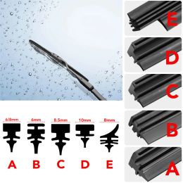 All Type Car Wiper Rubber Refill Blade Soft Insert Strip 35 to 80 CM For BMW Mercedes Benz Windshield Wiper Replacement Parts