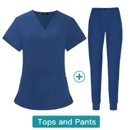 Pet Hospital Medical Work Uniform Set Dental Clinic and Operating Room Stylish Doctors and Nurses in Beauty Salon