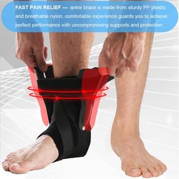 1Pcs Ankle Brace for Sprained Ankle,Ankle Support Brace with Side Stabilisers for Men & Women,Ankle Splint Stabiliser Volleyball