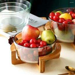 Dinnerware Sets Bowl Heat Resistant Fruit Serving Dessert Glass Versatile Mixing Container