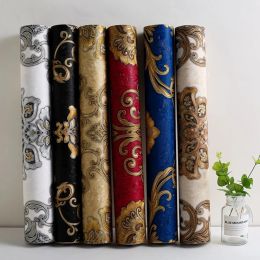 European Style Luxury Damask Wallpaper Roll 3D Embossed Pvc Thickened Wall Mural Decor Wallpapers for Living Room Bed Room