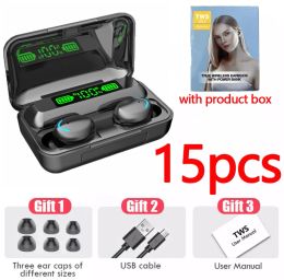 Headphones Original Wholesale Earphones Bluetooth Headphones F9 Tws Gaming Headset With Microphone 5pcs 10pcs 15pcs Phone Sale Earphone Pod